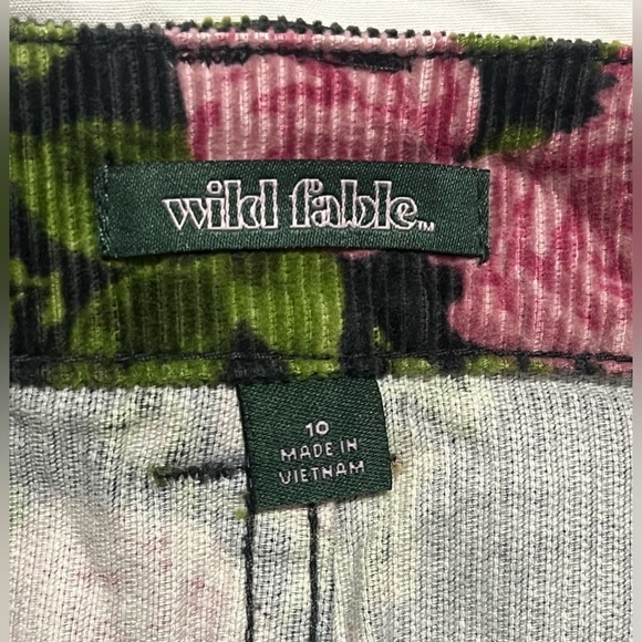 Wild Fable Women’s Floral Cotton Black Pink Skirt Size 10 - Picture 9 of 13